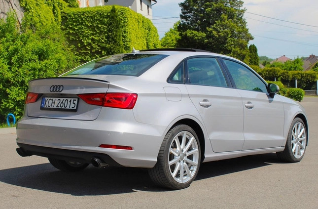 Audi A3 cena 64999 przebieg: 122000, rok produkcji 2015 z Dobrodzień małe 67